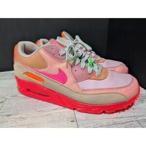 Nike Air Max 90 Bright Crimson Platinum Women’s Size 11.5 CT3449-600 Shoes